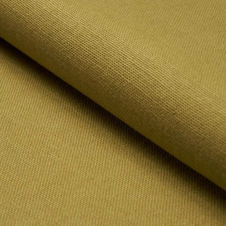 Schumacher 86463 Piet Performance Linen Olive fabric swatch