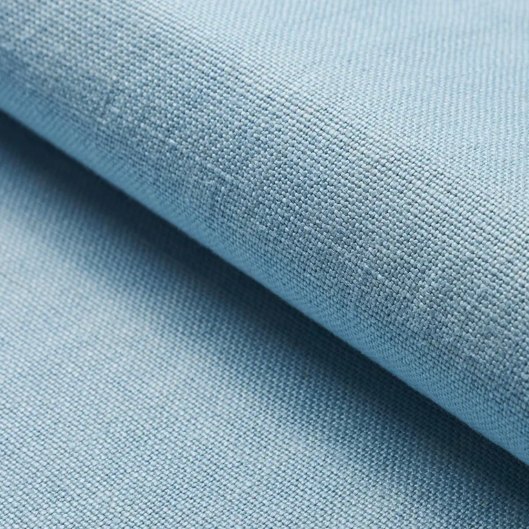 Schumacher 82603 Piet Performance Linen Sky fabric swatch