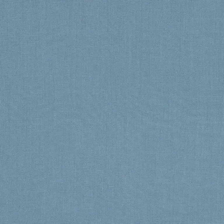 Schumacher 69943 Piet Performance Linen Sterling Blue fabric swatch