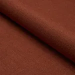 Schumacher 86461 Piet Performance Linen Terracotta fabric swatch
