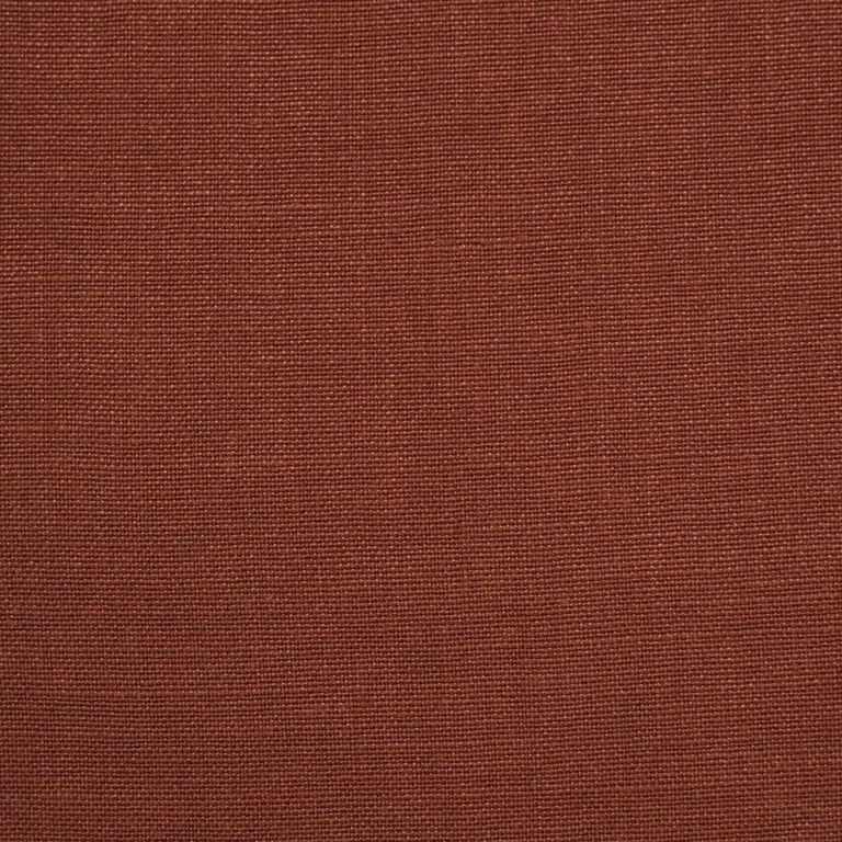 Schumacher 86461 Piet Performance Linen Terracotta fabric swatch