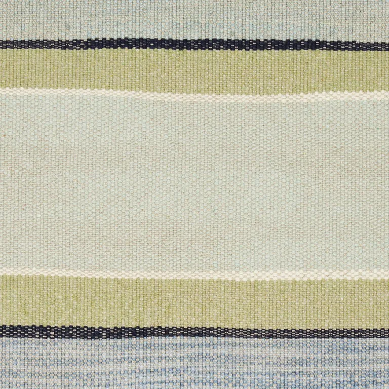 Schumacher 83501 Pikes Stripe Aegean fabric swatch