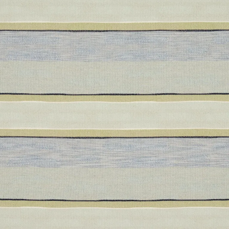 Schumacher 83501 Pikes Stripe Aegean fabric swatch