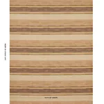 Schumacher 83500 Pikes Stripe Spice fabric swatch