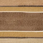 Schumacher 83500 Pikes Stripe Spice fabric swatch