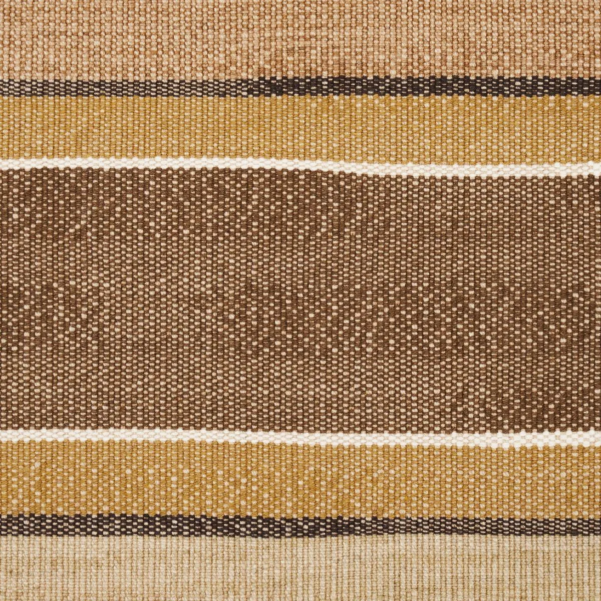 Schumacher 83500 Pikes Stripe Spice fabric swatch