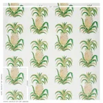 Schumacher 178800 Pineapples Chintz Ivory fabric swatch
