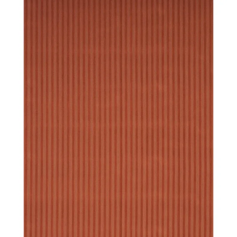 Schumacher 85510 Pipe Illusion Papaya fabric swatch