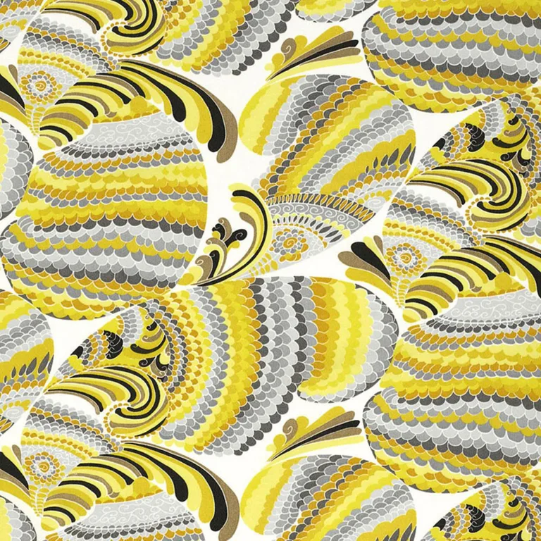 Schumacher 174332 Pisces Print Indoor/Outdoor Driftwood fabric swatch