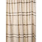 Schumacher 85050 Plains Stripe Casement Flax fabric swatch