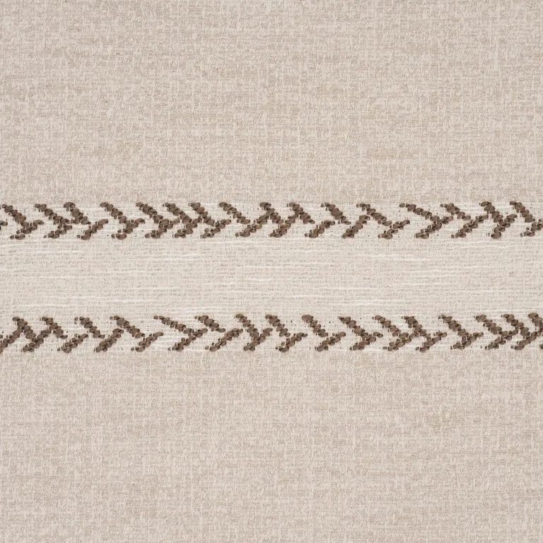 Schumacher 85050 Plains Stripe Casement Flax fabric swatch