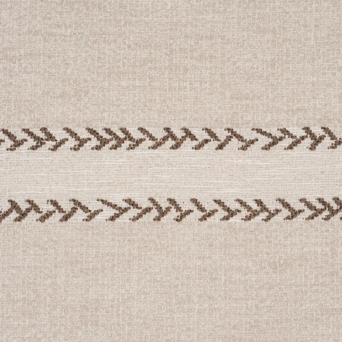 Schumacher 85050 Plains Stripe Casement Flax fabric swatch