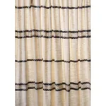 Schumacher 85051 Plains Stripe Casement Graphite fabric swatch