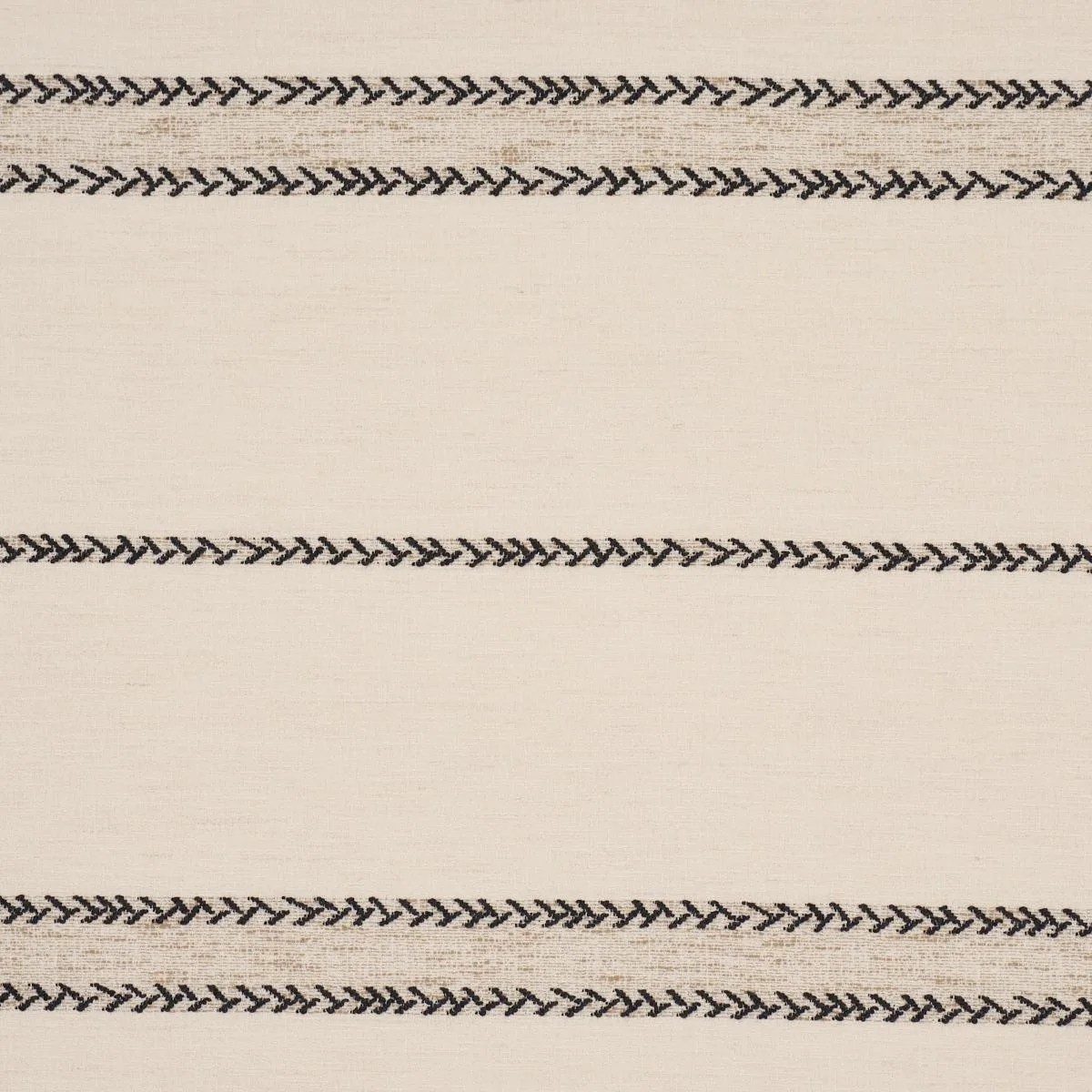 Schumacher 85051 Plains Stripe Casement Graphite fabric swatch