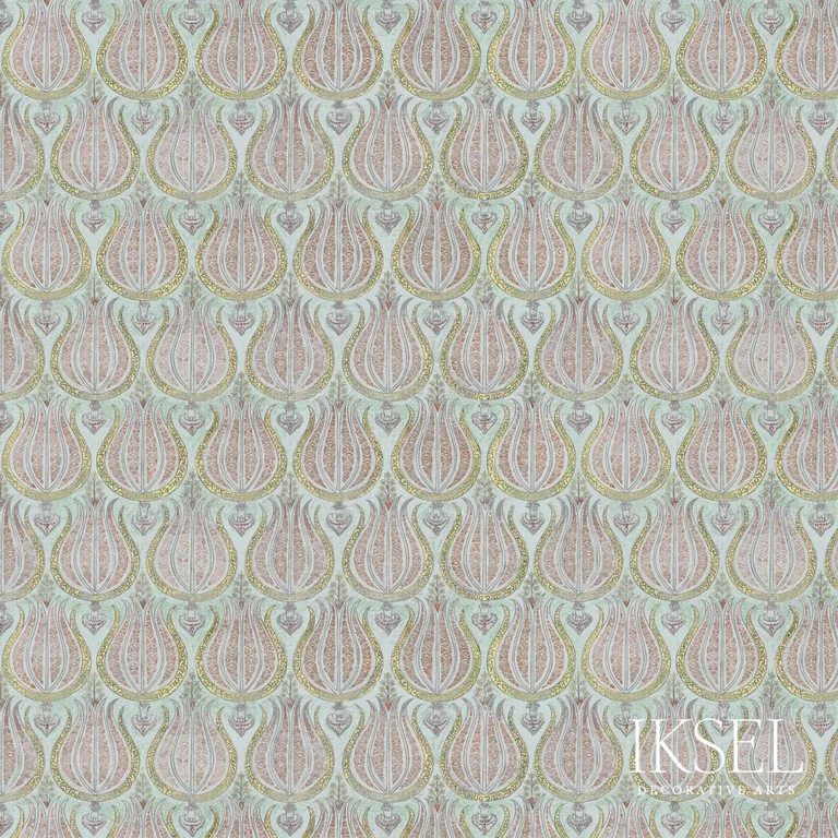 Schumacher RF211CS01 Plump Tulips Original fabric swatch