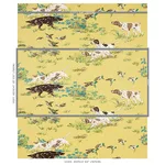 Schumacher 175162 Pointers Yellow fabric swatch