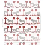 Schumacher 180903 Polka Dot Pony Red fabric swatch