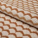 Schumacher 181421 Pollen Cut Velvet Ochre fabric swatch