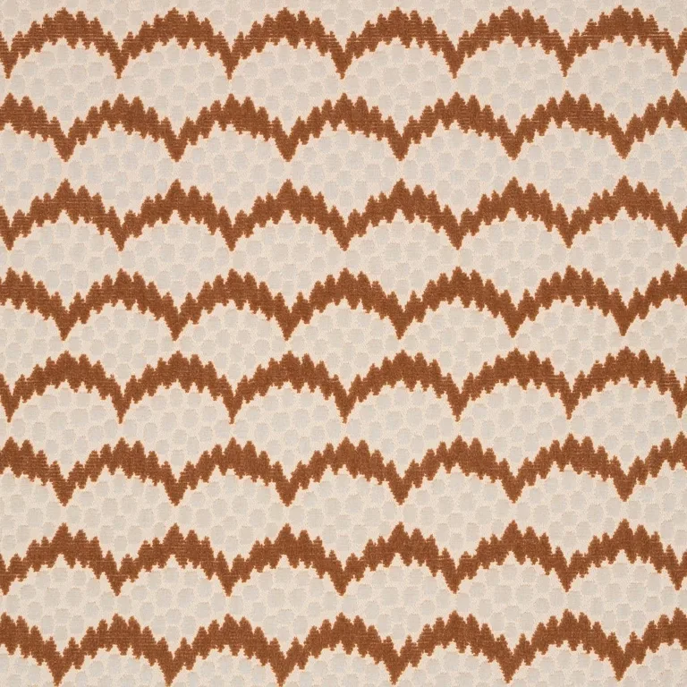 Schumacher 181421 Pollen Cut Velvet Ochre fabric swatch