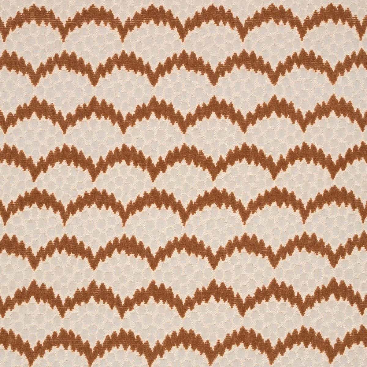 Schumacher 181421 Pollen Cut Velvet Ochre fabric swatch
