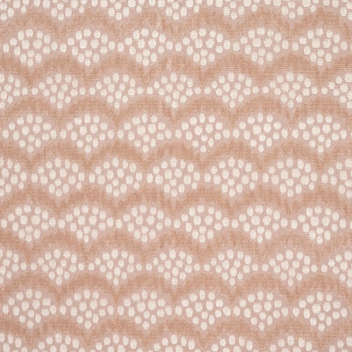 Schumacher 181422 Pollen Cut Velvet Soft Clay fabric swatch