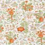 Schumacher 178122 Pomegranate Botanical Orange fabric swatch