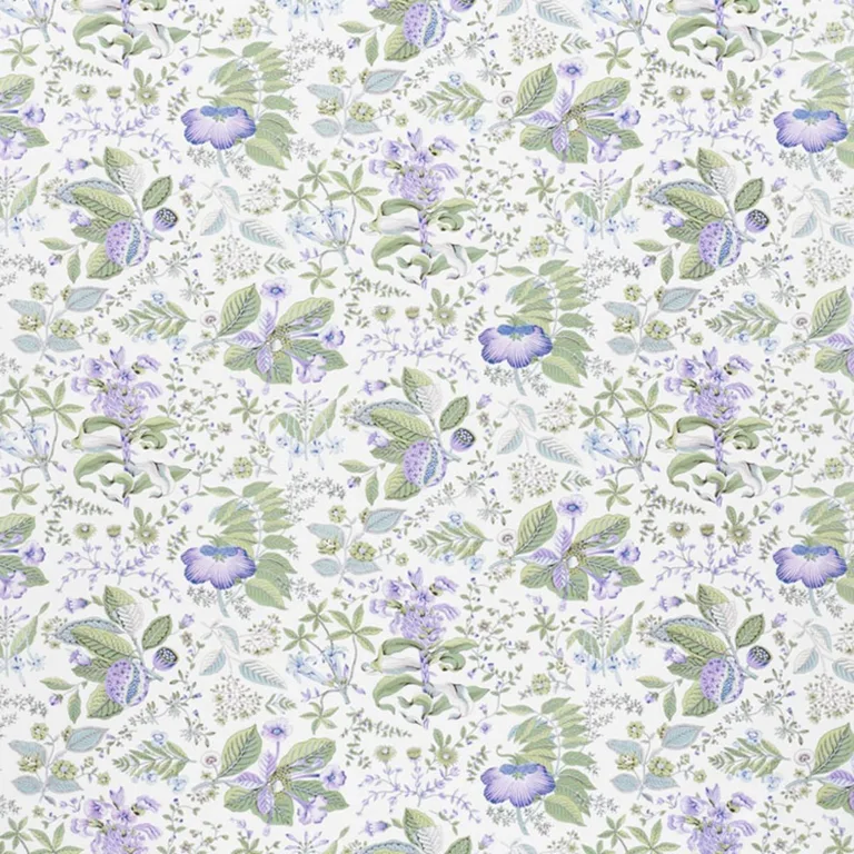 Schumacher 178120 Pomegranate Botanical Purple fabric swatch