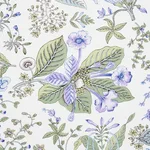 Schumacher 178120 Pomegranate Botanical Purple fabric swatch