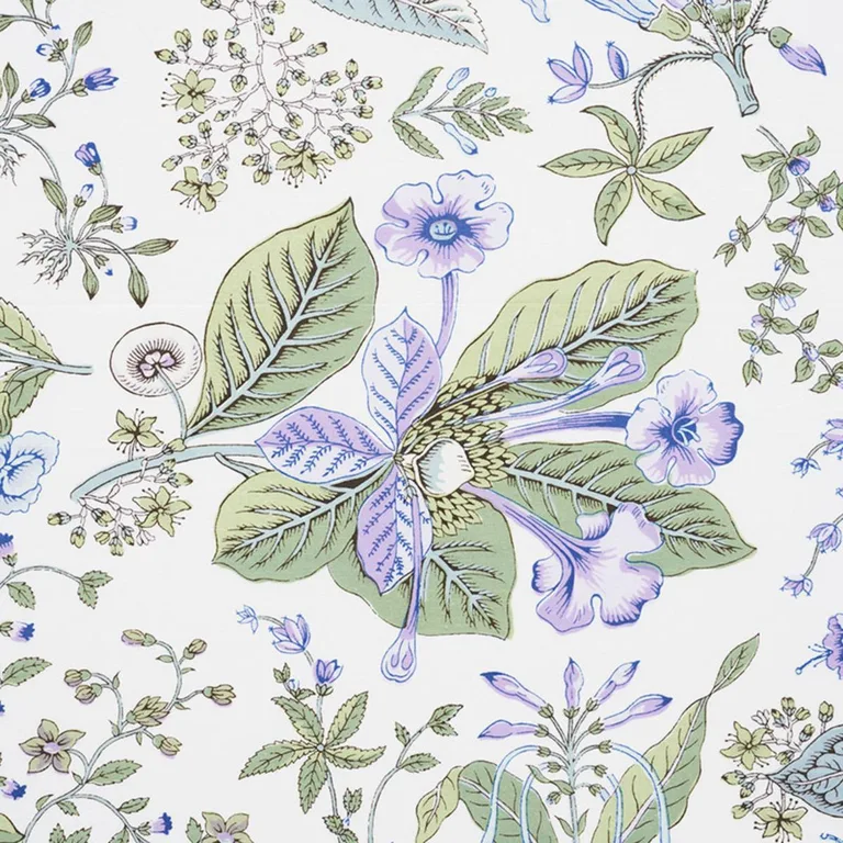 Schumacher 178120 Pomegranate Botanical Purple fabric swatch