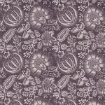 Schumacher 177697 Pomegranate Print Aubergine fabric swatch