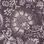 Schumacher 177697 Pomegranate Print Aubergine fabric swatch