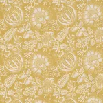 Schumacher 177694 Pomegranate Print Citron fabric swatch