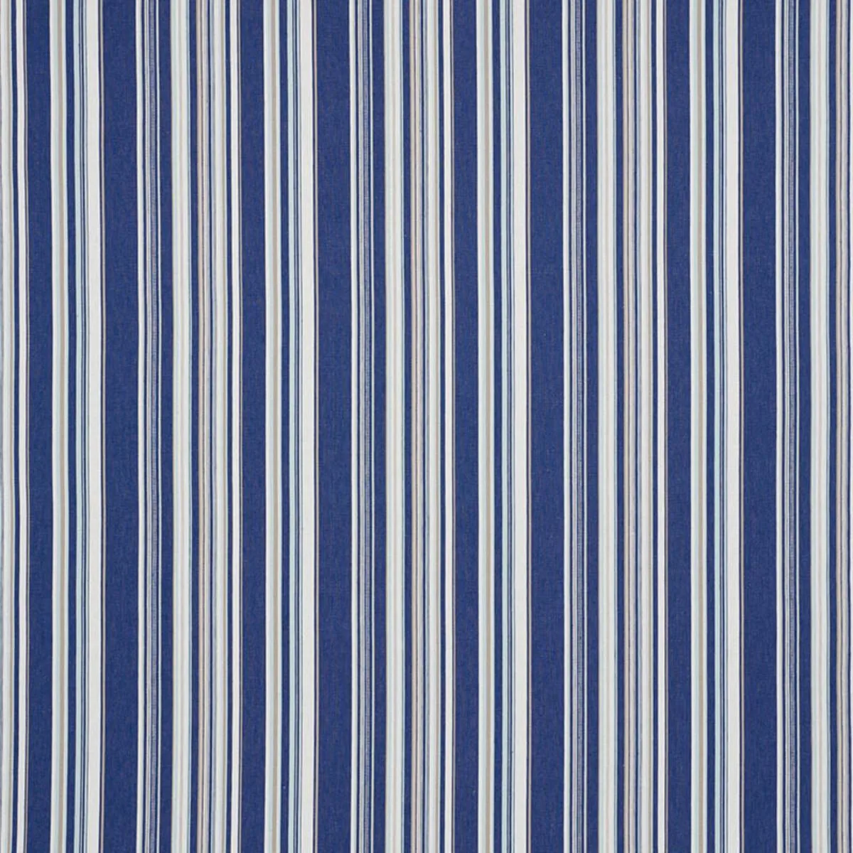 Schumacher 76630 Ponderosa Stripe Blue fabric swatch