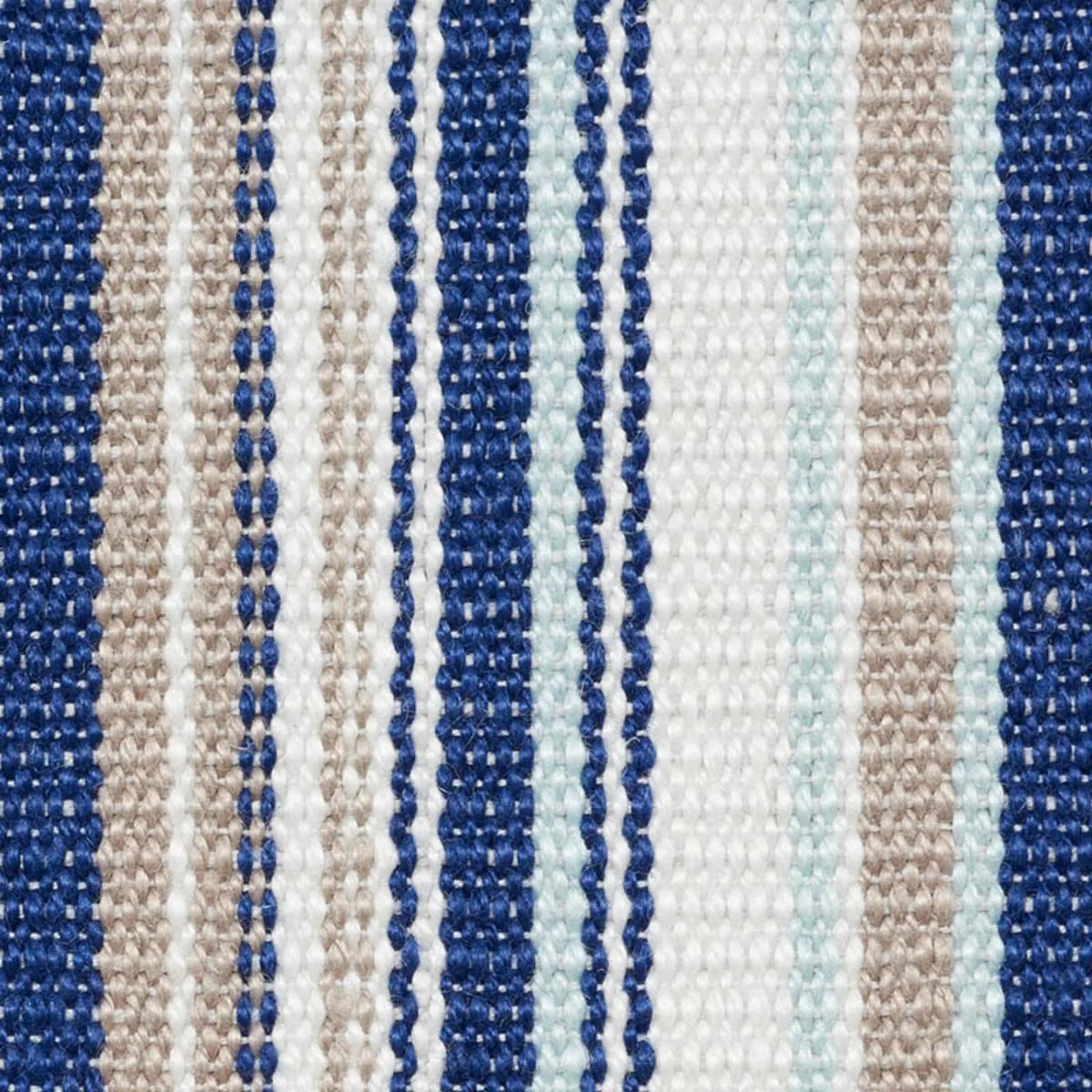 Schumacher 76630 Ponderosa Stripe Blue fabric swatch