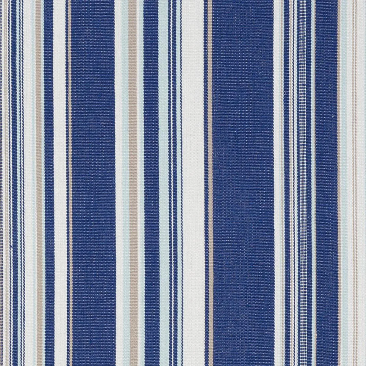 Schumacher 76630 Ponderosa Stripe Blue fabric swatch