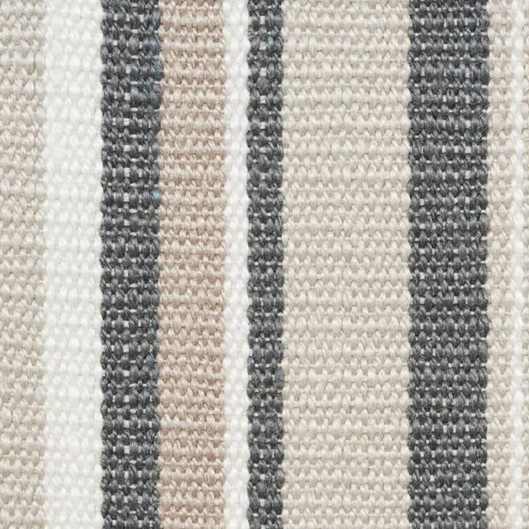 Schumacher 76631 Ponderosa Stripe Natural fabric swatch