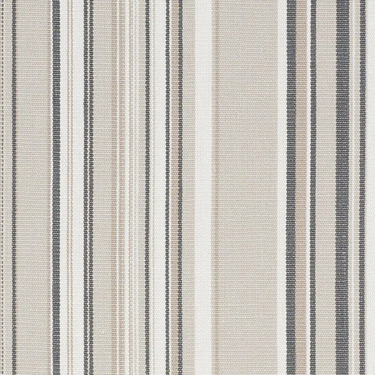 Schumacher 76631 Ponderosa Stripe Natural fabric swatch