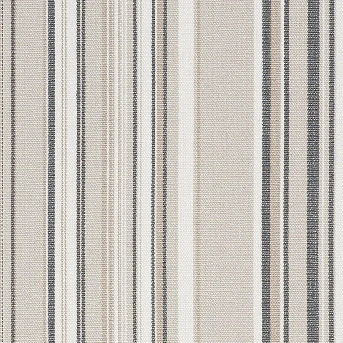 Schumacher 76631 Ponderosa Stripe Natural fabric swatch