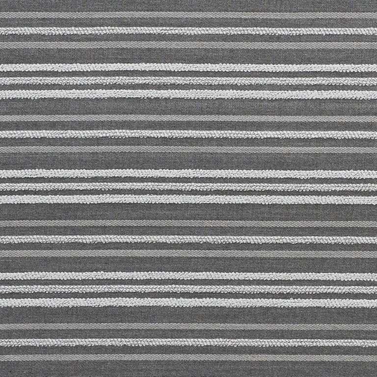 Schumacher 76353 Poplar Indoor/Outdoor Gray fabric swatch