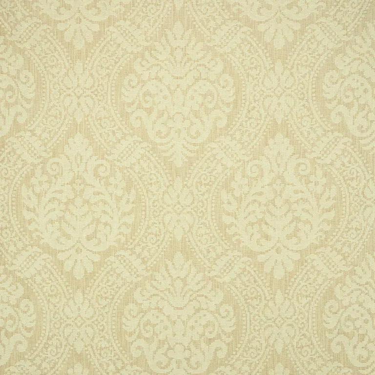 Schumacher 60980 Port Charl Chen Damask Cream fabric swatch