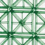 Schumacher 180771 Portail Francais Indoor/Outdoor Emerald fabric swatch