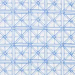 Schumacher 180772 Portail Francais Indoor/Outdoor Sky fabric swatch