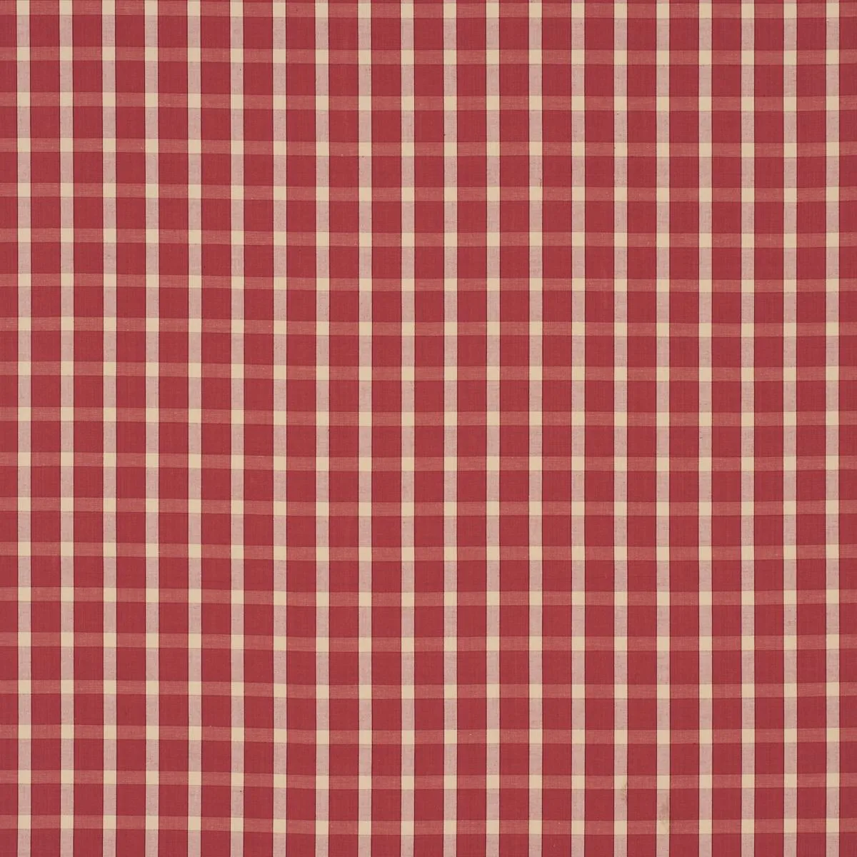 Schumacher 60127 Portsmith Check Berry fabric swatch