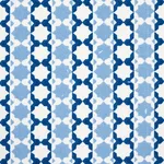 Schumacher 180750 Posy Indoor/Outdoor Indigo fabric swatch
