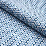 Schumacher 180750 Posy Indoor/Outdoor Indigo fabric swatch