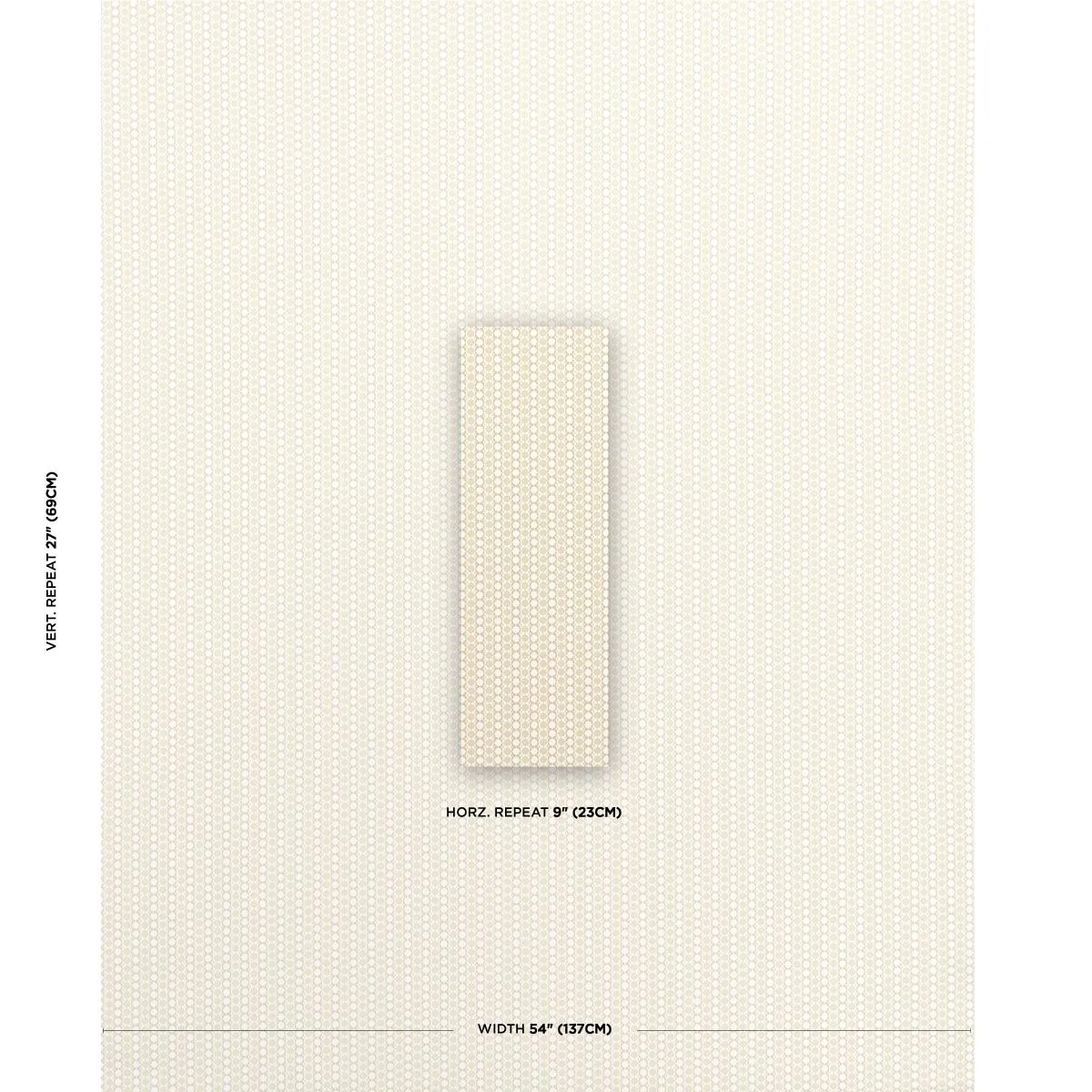 Schumacher 180752 Posy Indoor/Outdoor Neutral fabric swatch
