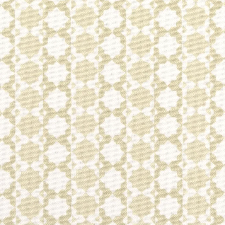 Schumacher 180752 Posy Indoor/Outdoor Neutral fabric swatch
