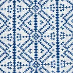 Schumacher 78891 Poxte Hand Woven Navy fabric swatch