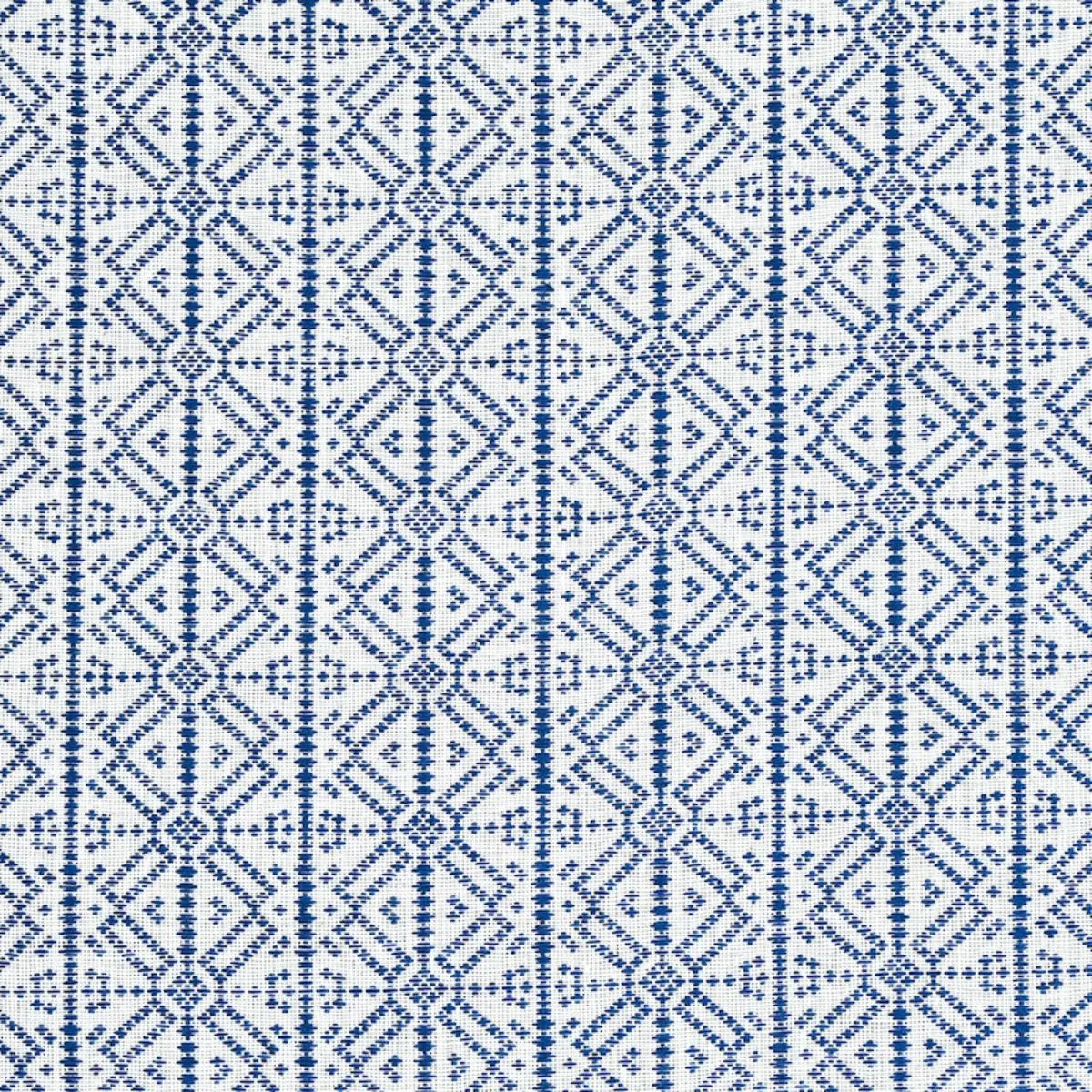 Schumacher 78891 Poxte Hand Woven Navy fabric swatch