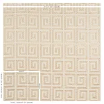 Schumacher 76071 Prado Embroidery Saffron fabric swatch